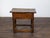 Brown English 19th Century Walnut Table with Single Drawer and Column Shaped Legs For Sale - Image 8 of 12
