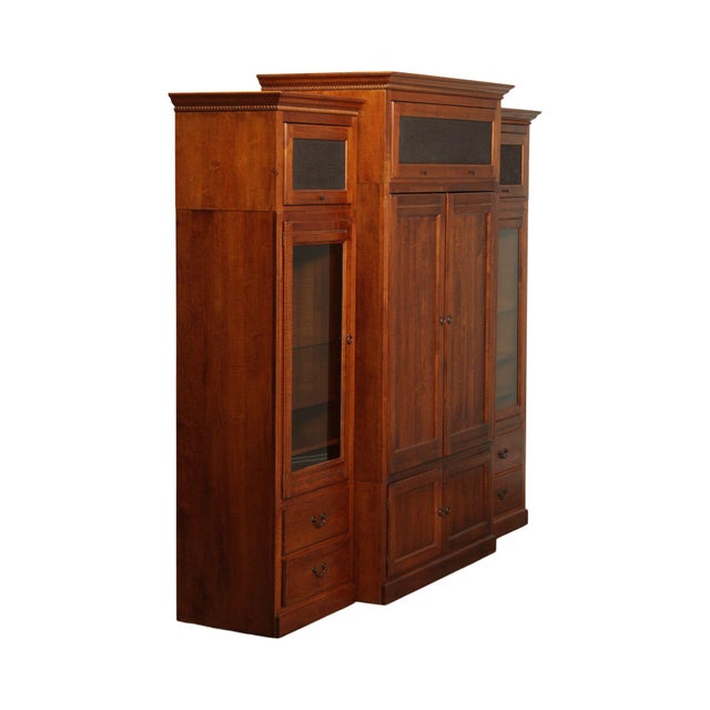Ethan Allen Country Crossing Large Entertainment Wall Unit For Sale - Image 13 of 13