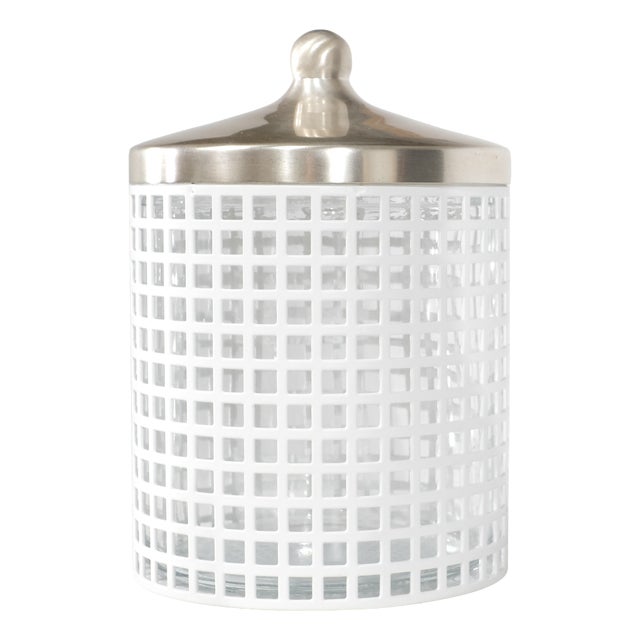 Sugar Bowl by Josef Hoffmann for Bieffeplast, Italy, 1980s For Sale