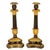 19th Century Pair of French Charles X Gilt & Patinated Bronze Candlesticks For Sale - Image 4 of 12