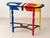 1960s One-of-a-Kind Hand-Painted Bauhaus-Inspired Console Table For Sale - Image 4 of 5