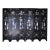 1900s Chinese Six-Panel Carved Hardstone Lacquered Coromandel Screen For Sale