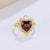 Contemporary Kai "On My Heart" Garnet Diamond Pearl Cocktail Ring in 14k Gold, Size 6 For Sale - Image 3 of 11