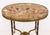 Louis XVI Style Brech d'Alep Marble Top and Gilt Metal Mounted Side Table For Sale - Image 4 of 11