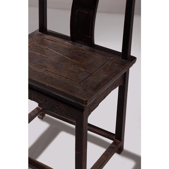 Ming Dinasty Style Chair, 1900 For Sale - Image 4 of 12