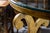 Hollywood Regency Gilt Center Table, Two Tier Glass Top For Sale - Image 4 of 13
