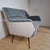 Minotti Two-Seater Sofa by Gigi Radice in Kvadrat Bicolor Velvet – Italy 1955