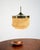 Brass pendant lamp with textile fringes, designed by Hans-Agne Jakobsson for Markaryd in the 1960s. Designed by Hans-Agne...