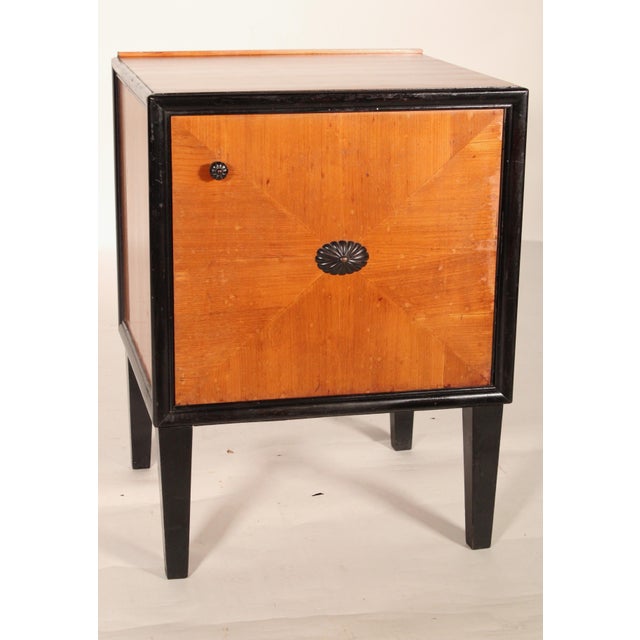 Art Deco Art Deco Birch and Ebonized Side Table For Sale - Image 3 of 11