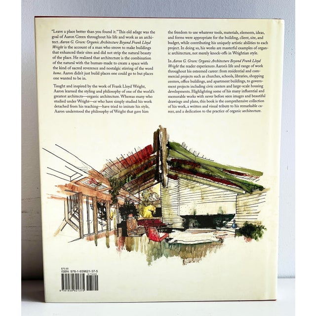 Paper Aaron G Green - Organic Architecture Beyond Frank Lloyd Wright First Edition Hardcover Coffee Table Book For Sale - Image 7 of 7