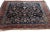 Victorian Antique Navy Blue Persian Mohajeran Sarouk Rug - 03'03 X 03'10 For Sale - Image 3 of 9