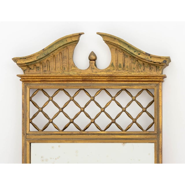 Neoclassical Neoclassical Style Giltwood Mirror, 19th Century For Sale - Image 3 of 6