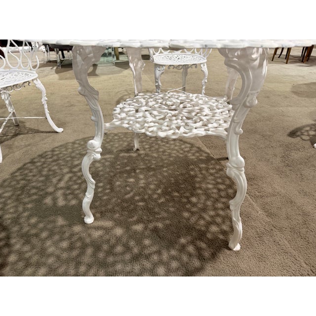 Mexican Late 20th Century Rustica House Mexican Colonial Patio Table Set For Sale - Image 3 of 9