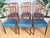 Mid-Century Dining Chairs in Teal Blue Velour by Greaves & Thomas, 1960s, Set of 6 For Sale - Image 6 of 18