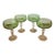1970s American Classical Cut to Clear Crystal Champagne Coupes - Set of 4 For Sale