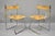 1960s Fontoni & Geraci Italian Modern Chrome & Leather Elios Folding Chairs- a Pair For Sale - Image 12 of 12