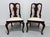 Henkel Harris 110s 29 Solid Mahogany Queen Anne Dining Side Chair - Pair A For Sale - Image 12 of 12