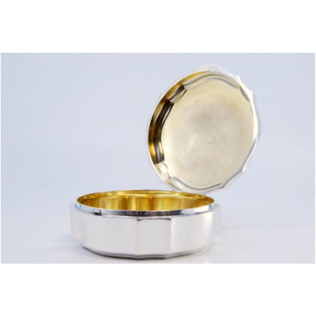 Plain Silver Rosary Box with Borders For Sale - Image 4 of 10