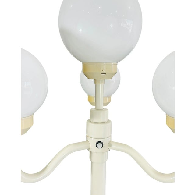 Vintage European Street Lamp, 4-Globe Outdoor Floor Lamp, Mid-Century Patio Light, Plastic Yard Decor For Sale - Image 10 of 12