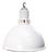 Vintage Industrial White Enamel Pendant Light from Benjamin For Sale