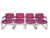 4 Mid Century Cantilevered Chairs For Sale - Image 4 of 10