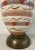 Mid Century Modern Crackle Glaze & Hand Painted Table Lamp C.1950s For Sale - Image 4 of 8