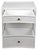 Noir Hampton Night Stand 24", White Wash For Sale - Image 4 of 6