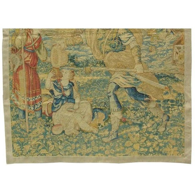 Traditional 16th Century Antique Brussels Tapestry For Sale - Image 3 of 9
