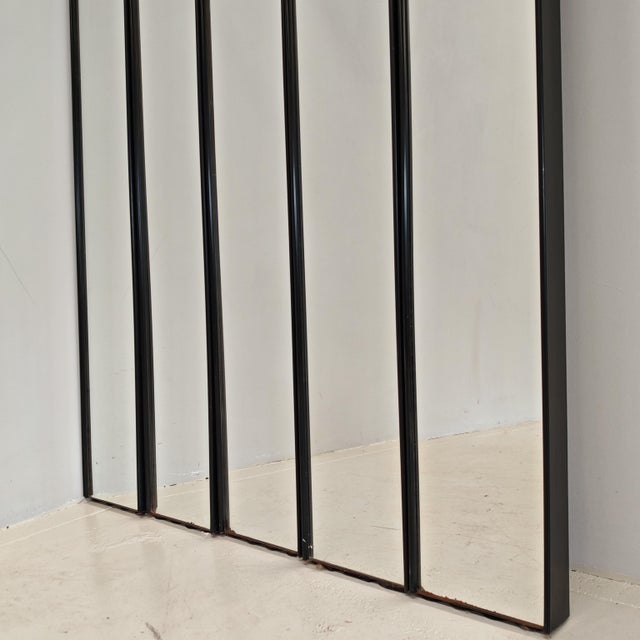 Gronda Modular Mirrors and Coat Hanger in Smoked Mirrored Glass by Luciano Bertoncini for Elco, 1970s, Set of 5 For Sale - Image 6 of 15