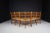 French Provincial Oak and Rush Corner Bench, 1960s For Sale - Image 4 of 10