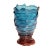 Clear Emerald and Clear Rose Pink Pompitu II Vase by Gaetano Pesce for Fish Design For Sale