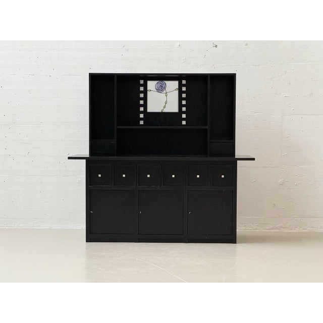 Iconic sideboard, model ds5, from the i maestri collection, designed in 1918 by scottish architect and designer charles...