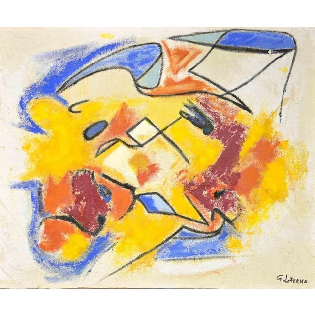 Giorgio Lo Fermo, Color Abstract Composition, Oil Painting, 2020 For Sale - Image 4 of 4