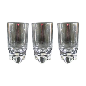 Scandinavian Tripod Drinking Glasses from Iittala, Finland, 1970s, Set of 3