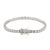 Not Yet Made - Made To Order Timeless Sparkle Cubic Zirconia 7-Inch Tennis Bracelet in 925 Solid Silver For Sale - Image 5 of 10