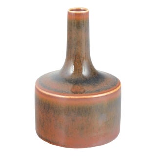 Ceramic Vase with Slender Neck by Carl-Harry Stålhane for Rörstrand, 20th Century For Sale
