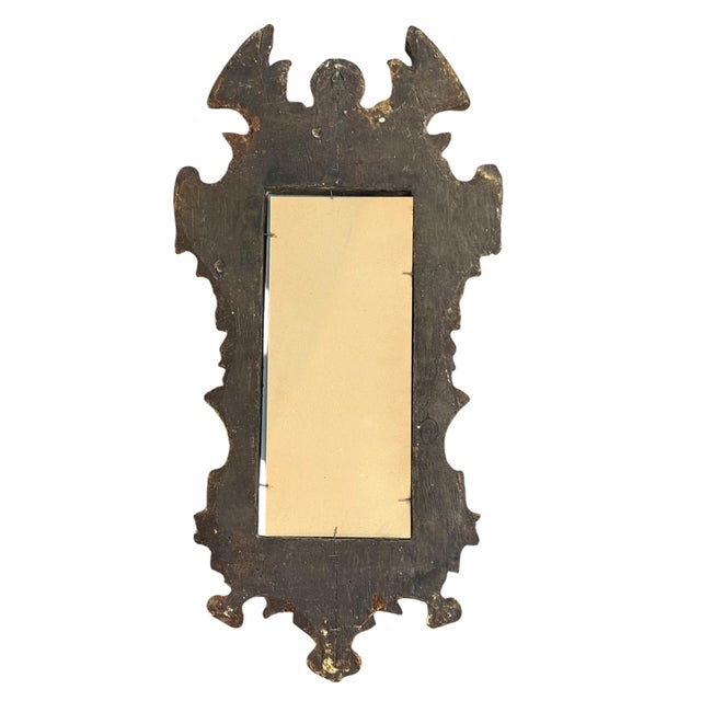 Late 19th Century Italian Baroque Revival Gilt Wood Wall Mirror For Sale - Image 9 of 9