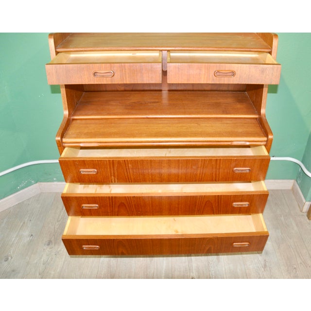 Danish Desk in Teak Veneer, 1960s For Sale - Image 15 of 18