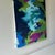 Abstract Blue Green Purple Acrylic Painting on Canvas For Sale In Charleston - Image 6 of 8