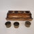 Empire Style Writing Set and Inkwell in Olive Root Wood and Gilt Bronze, France, Early 19th Century For Sale - Image 17 of 18
