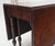 Solid Walnut Board Antique Drop Leaf Dining Center Console Table Clean! For Sale - Image 15 of 17