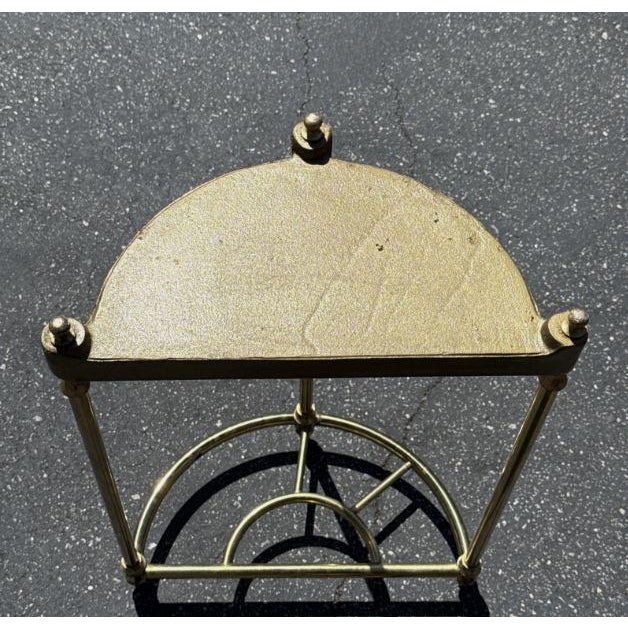 Share Vintage Brass and Iron Umbrella Stand For Sale - Image 9 of 13