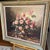 Orange 1950s Oil on Canvas Framed Signed Still Life For Sale - Image 8 of 9