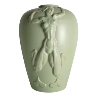 Model 169 Floor Vase by Einar Luterkort for Upsala Ekeby, Sweden, 1930s For Sale