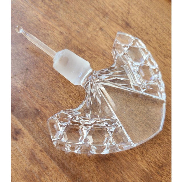 Antique Art Deco Perfume Bottle With Dauber For Sale - Image 12 of 12