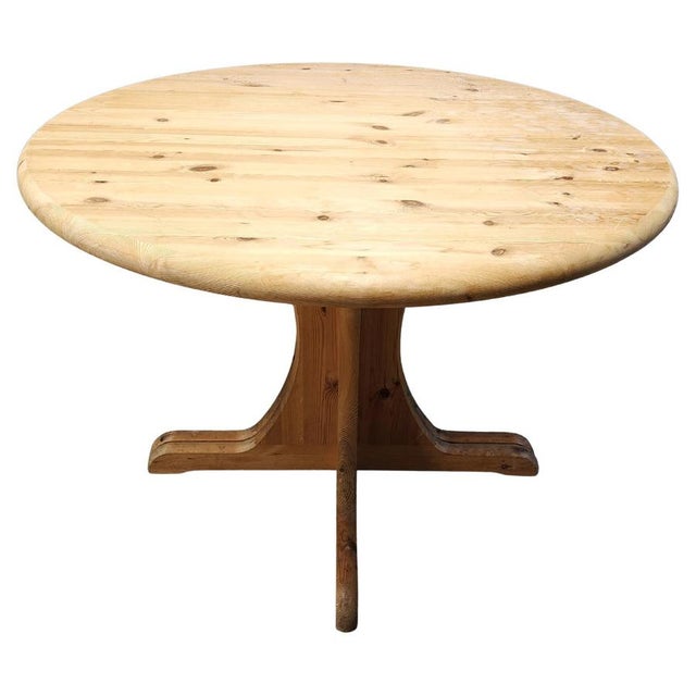 Pine Wood Dining Table by Rainer Daumiller, 1970s For Sale - Image 12 of 12