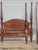 Wood Late 20th Century Craftique Mahogany Full Size Four Post Carved Bed Made in North Carolina For Sale - Image 7 of 9