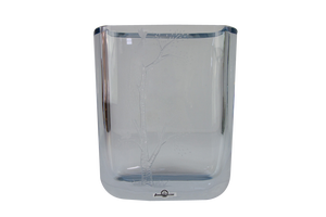 Swedish Blue Crystal Vase by Asta Strömberg for Strömbergshyttan, 1950s