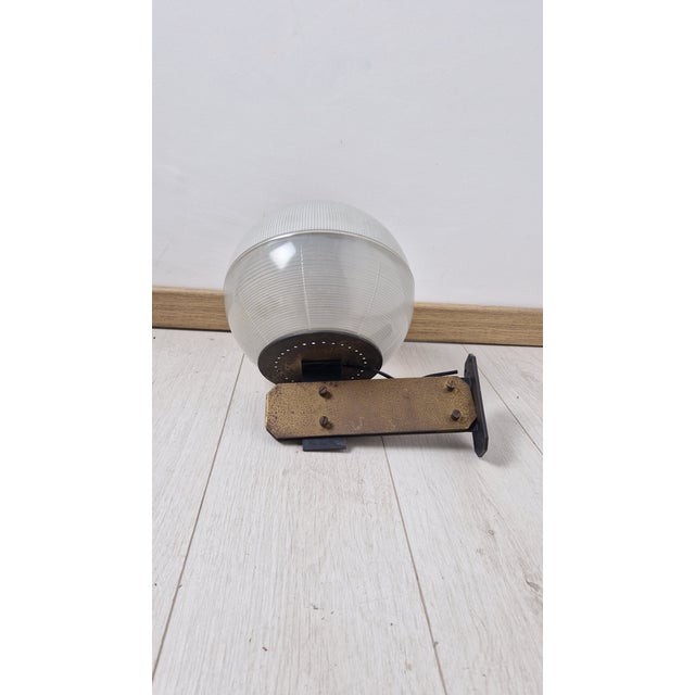 Feltre Brass Wall Lamps with Fresnel Glass for Greco, 1950s, Set of 2 For Sale - Image 18 of 18