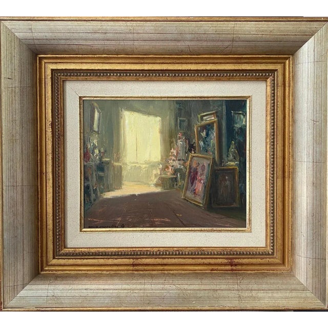 Enrique Gomez Sacanelles, Artist's Study, 1980s, Oil on Canvas For Sale - Image 12 of 12